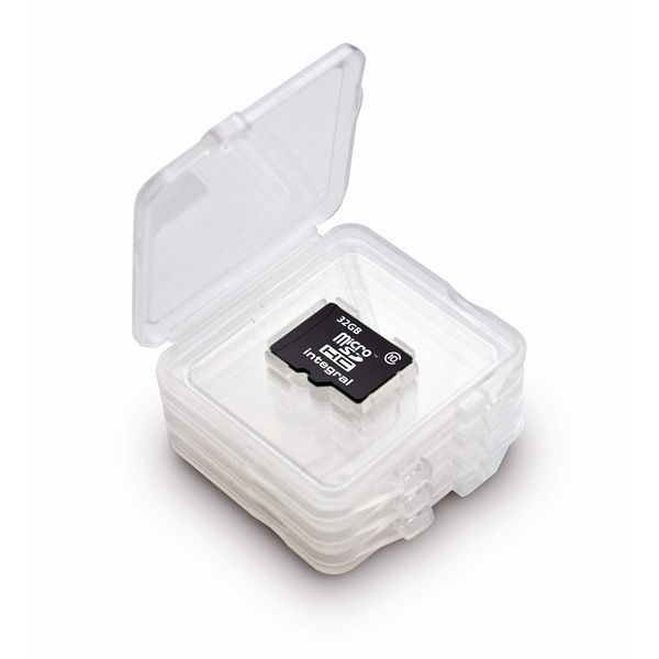 Integral Memory Memory Case for 4 x Memory Cards MicroSD Format INMSDQUADBOX