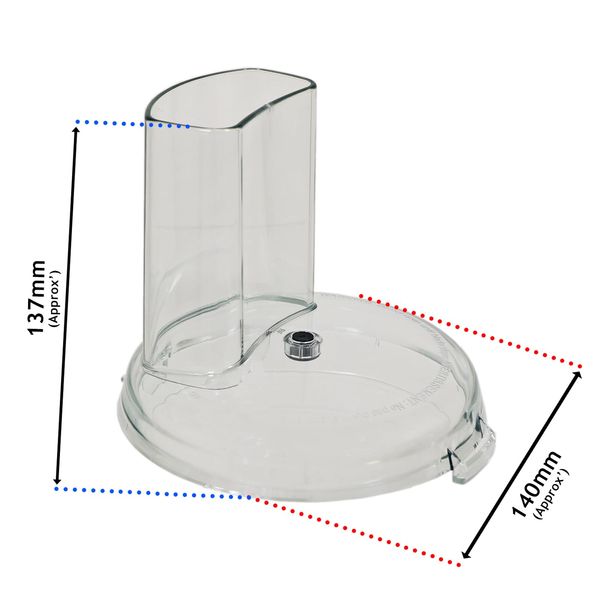 SPARES2GO Top Cover Lid for Magimix Le Mini Plus Food Processor