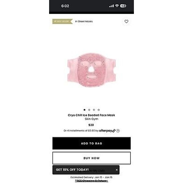 Skin Gym Cry chill Face Mask