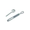 1/4" x 4" Turnbuckle HOOK EYE Pulley Galvanized Drop Forge 400 Lb Capacity 4 Pcs