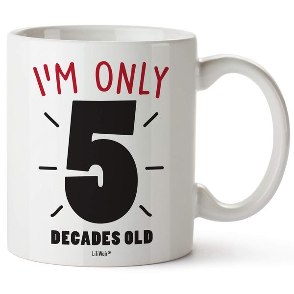 1975 50th Birthday Gifts Men Women | Birthday Gift for Man Woman Turning 50 | Funny 50 th Party Supplies Decorations Ideas | Fifty Year Old Bday Coffee Mug | 50 Years Gag Office Cups Presents Mens