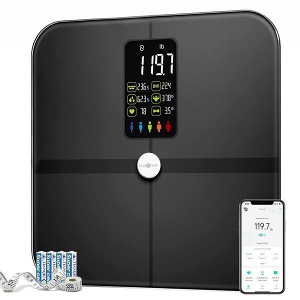 Body Fat Scale, Posture Extra Large Display Digital Bathroom Wireless Weight ...