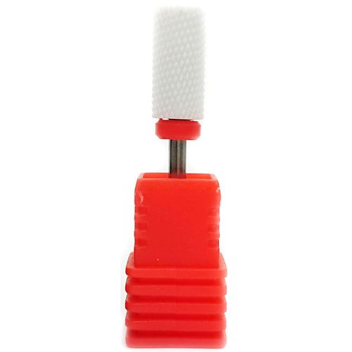 Daisybee Nail Drill Bit, Nail Off, Gel Nail Bit, Cross Cut, Ceramic, Double-edged, "F" Fine (Fine), Approx. 8.5 oz (240 g), Red