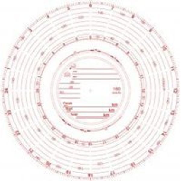 Tachodisc QUALITY TACHOGRAPH CHARTS/DISCS (Box of 100) T2/180. PEAR SHAPED CENTRE