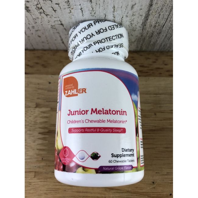 Zahler Junior Melatonin Children’s - 60 Chewable Tablets