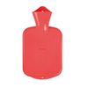 0.8 litre natural rubber hot water bottle, colour: red