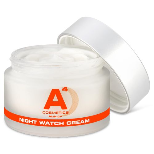 A4 Night Watch Anti-Ageing Night Cream | Cream | Face Cream | Night Cream | Night Care with Organic Certified Argan Oil (50 ml) | Clean Beauty Active Ingredient Cosmetics on a Natural Basis