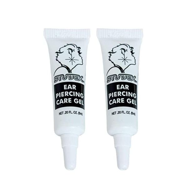 Studex Ear Piercing Care Gel – Ear Piercing Aftercare Gel with Soothing Aloe Extract to Protect Skin & Promote Recovery, Safe for Sensitive Skin (Pack of 2)…