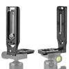DSLR L Bracket Camera Tripod Quick Release Plate Horizontal/Vertical Compatible with Arca Swiss 1/4" Thread L-Bracket