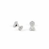 925 Sterling Silver Bear Girls Earrings