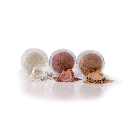 3 pc Full Size Mineral Makeup Set (Cocoa)