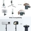 LINCO 10" Ring Light Tripod Stand 80" with iPad iPhone Holder for Live Video