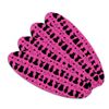 Little Black Dresses Pattern Double-Sided Oval Nail File Emery Board Set 4 Pack