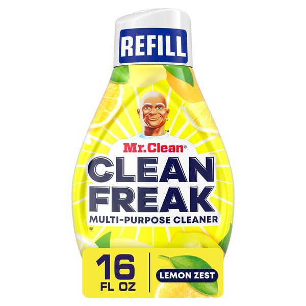 Mr. Clean, Deep Cleaning Mist Multi-Surface Spray, Lemon Zest Scent Refill, 1 Count, 16 Fl Ounce