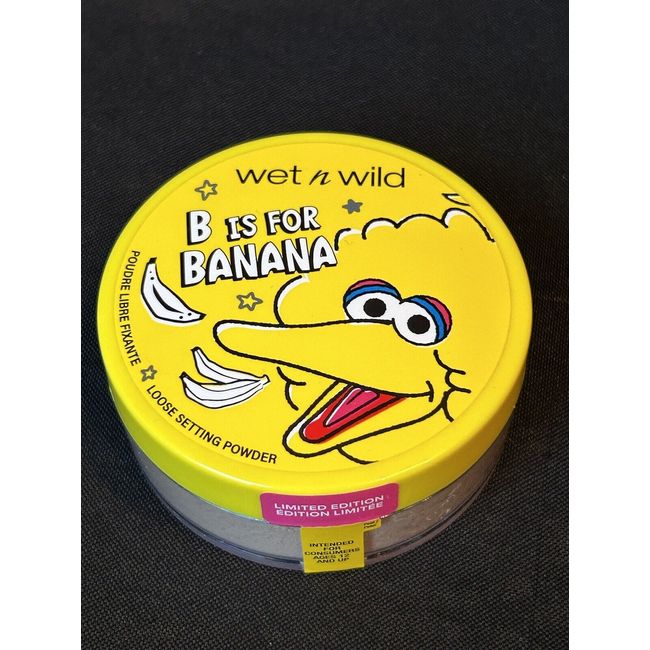 NEW Wet N Wild Sesame Street BIG BIRD Loose Setting Powder Limit Ed Makeup Gift