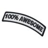 100% Amazing Embroidered Velcro Patch