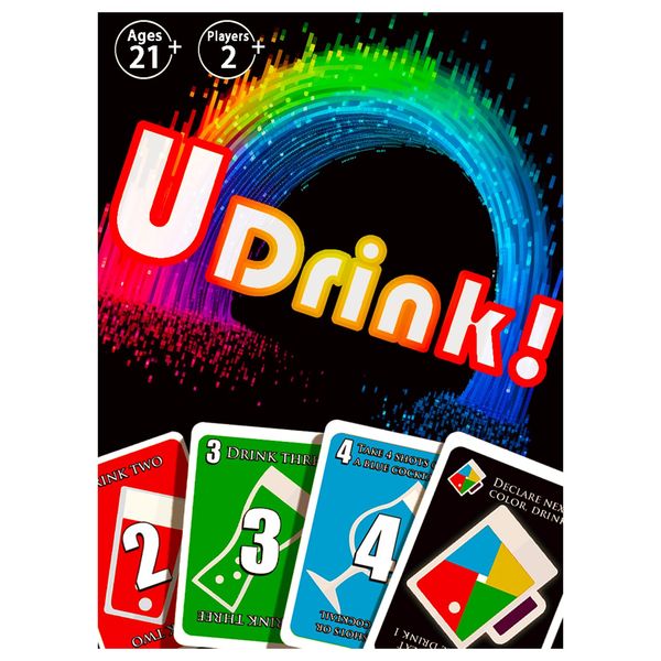 QUEKA KANBAI UDRINK! - The Drinking Game Cards for Adults, Fun & Easy Games for Adult Game Nights - Couple Games, Bachelorette Party Games to Get Buzzed Easily - 2024 New Edition -