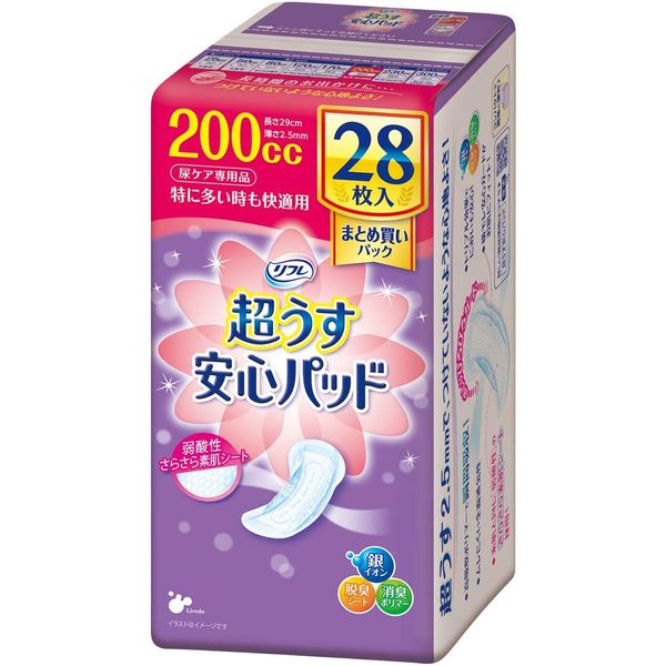 Refre Anshin Pad, Bulk Pack, 7.8 fl oz (200 cc), 28 Sheets
