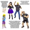 Ultimate Wrestling Crowd Fan Figures Four-Pack [Series 1]