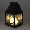 Home & Styling Lantern with Three LED Candles, 25 cm