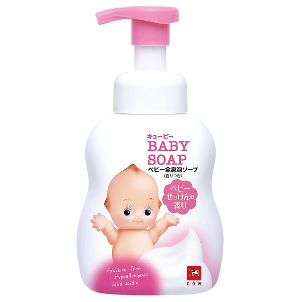 Kewpie Full Body Baby Soap, Baby Soap Scent, Foam Type, Pump, 13.5 fl oz (400 ml)