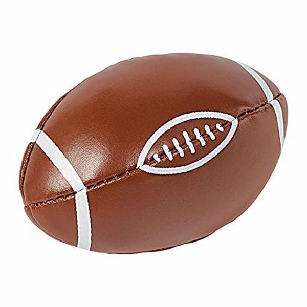 amscan Soft Mini Footballs - Brown - 3" x 2" - 12 Pcs