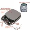 Digital Kitchen Food Diet Scale, Multifunction Weight Balance 22lbs/1g(0.04Oz)