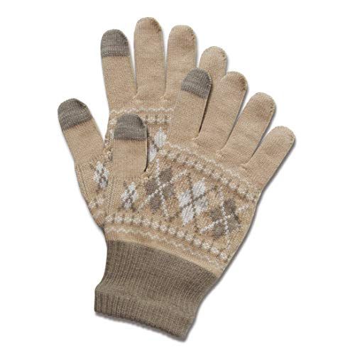 Antibacterial and far-infrared smartphone compatible [Antibacterial warm gloves] Made in Japan, biege