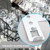 Briny River 2pcs Dishwasher Mounting Bracket 00170664 Compatible with Bosch Compatible with Kenmore