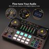 Podcast Production Studio Audio Interface for Podcast Recording, Streaming
