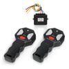 X-BULL Wireless Winch Remote Control Handset Easy To Install 150ft 12 Volt Black
