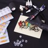 Wireless Tattoo Pen Machine Kit Complete with 1500Mah 2 Power Supply Needles Ink