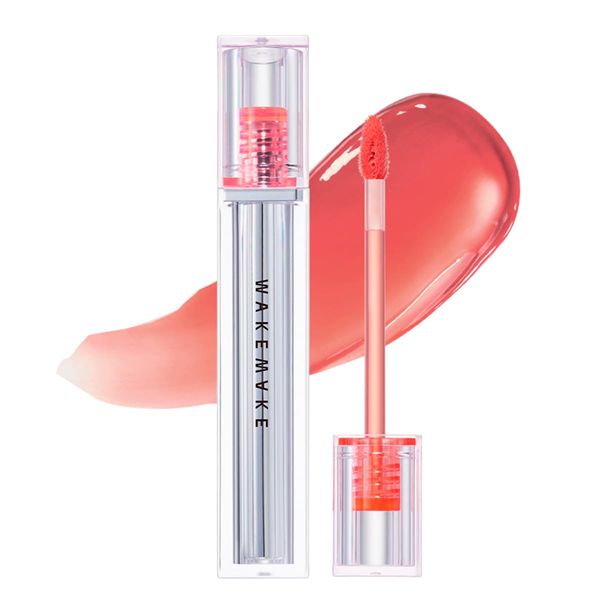 WAKE MAKE DEWY GEL GLOW TINT (02 PEACH BITE CORAL)