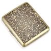 CaLeQi Cigarette Case Holds 20,Flower Golden (Grass)