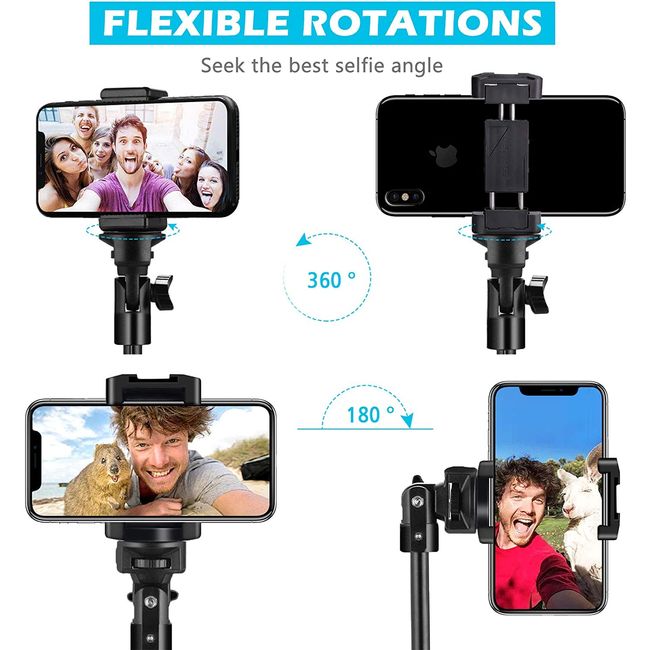 K&F Concept Camera Tripod Versatile Mini Flexible Phone Stand Phone Tripod  Bluetooth Remote Control