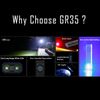 IMALENT GR35 2800 Lumens Rechargeable LED Flashlight Red Laser with Charging Box