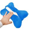 2 Pack Bone Car Neck Pillow Head Rest Memory Foam Travel Support Cushion Blue
