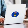 CafePress Alberta Flag Oval Car Bumper Sticker
