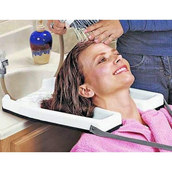 EUROPRENE Safety Contoured portable salon home Shampoo hair washing sink tub tray Medical