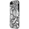 Cool Abstract Silver & Grey Leaf Geometric Effect Case for iPhone SE (2020) / 7 / 8