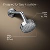 Kohler Awaken 2.5 GPM Single Function Shower Head, Polished Chrome