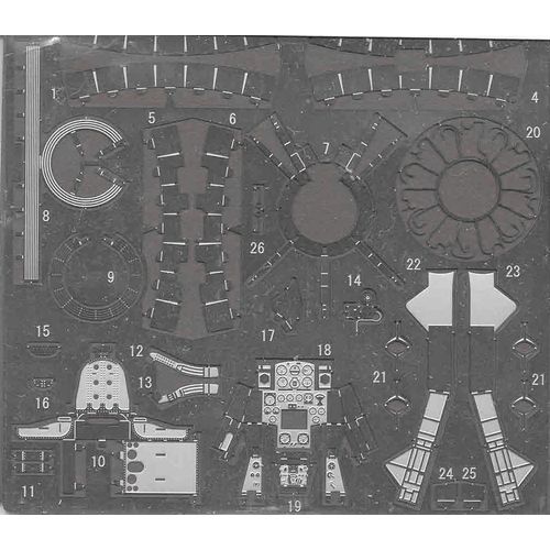 fainmo-rudo 1/48 High Density Series 隼 Double Notebook/Triple Notebook Accessory Set for Plastic Model Parts hd4801
