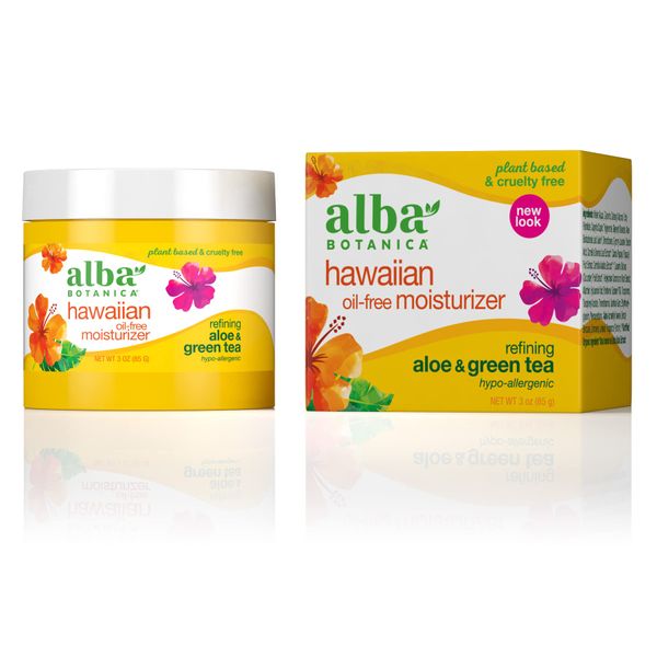 Alba Botanica 0390138 Hawaiian Aloe und Green Tea Moisturizer Oil-Free - 3 Unzen