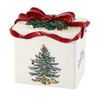 Spode - Covered Jar, Guest Bathroom Essentials, Holiday Home Decor Christmas Tree Collection
