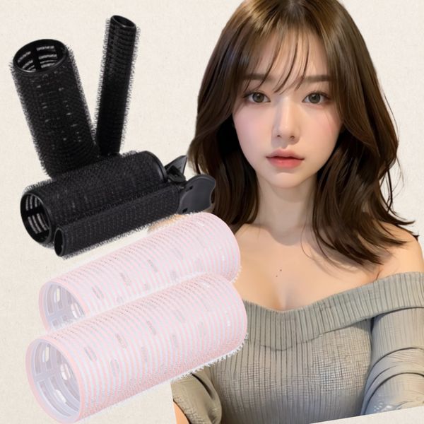 Louis Bone Goddess Hair Volume Hair Roll Set (2 heat conduction bangs hair rolls + 2 double volume root tongs)