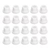 uxcell 20 Pcs White Plug Hole T13 Waterproof Rubber Button Plug for 0.47-0.51" Hole