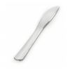 50 Pc Plastic Silver Knives Appears As Stainless Steel Single Use