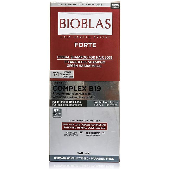 BIOBLAS FORTE HERBAL COMPLEX B19 SAÇ DÖKÜLMESİNE KARŞI ŞAMPUAN