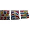 3 Window Gel Art Sheets, ABCs, Spring/Summer School Collection, 8" x 8" Sheets