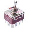 On-On Latching Toggle Switch 250V 15A 4PDT DIY Hobby Electronics Electrical